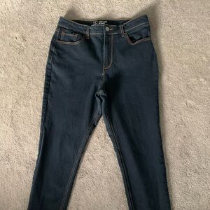 High rise skinny jeans